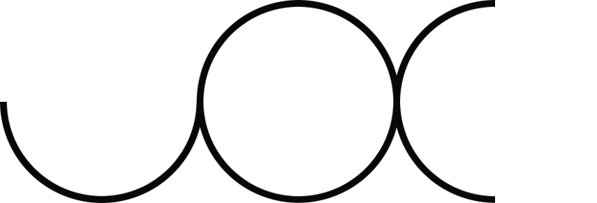 If you can't see the logo, imagine three circles horizontally connected in a row. The first one only has its bottom half, so it looks like the letter U. The second is a full circle, so it forms an O. And the third only has its left half, so it makes a C. Pretty cool, huh? Oh, and you can barely see it because it's blacked out on account of SOPA being bad.